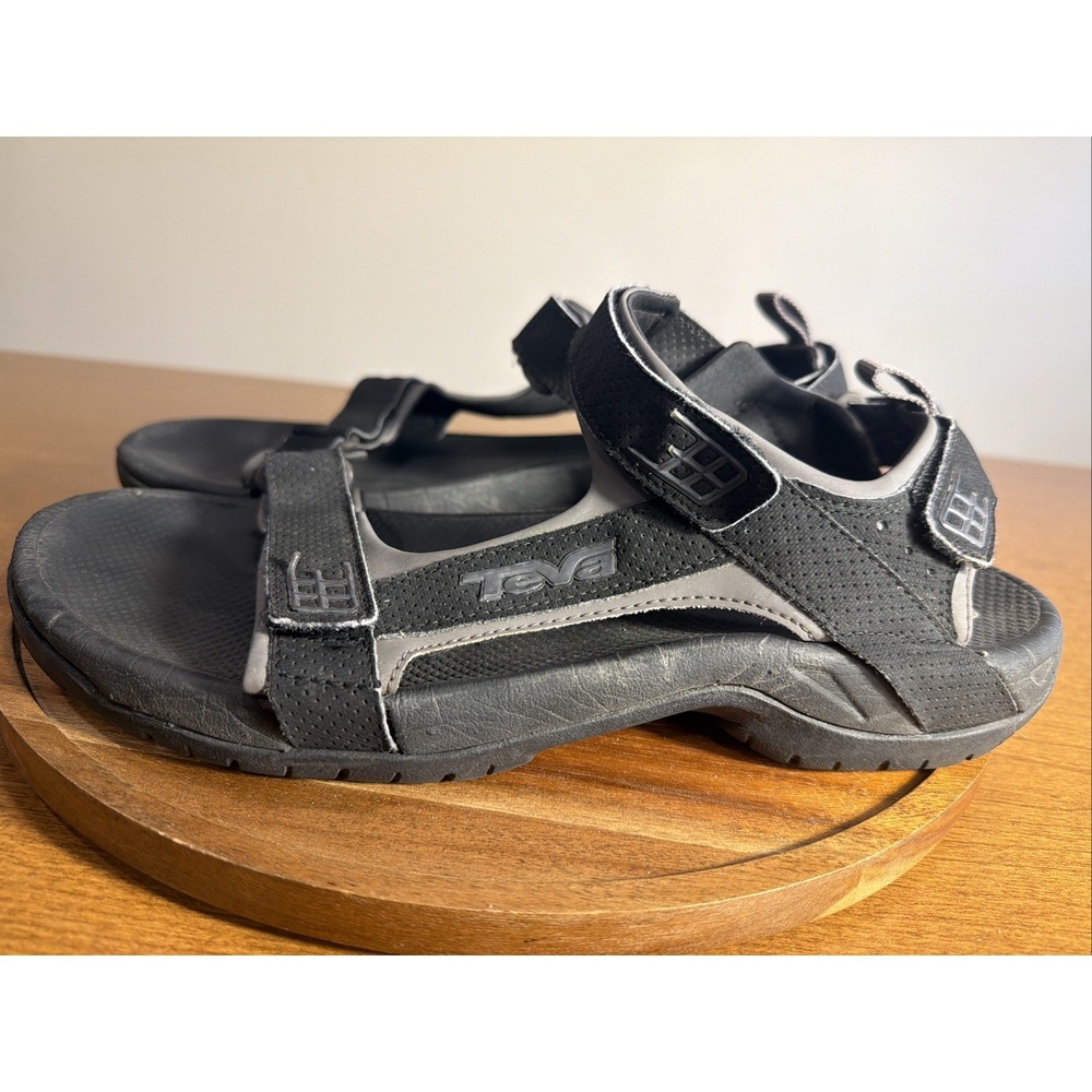 Teva Minam Hiking Sandals Mens Size 10 Black Outdoor Trail Walking Sandals